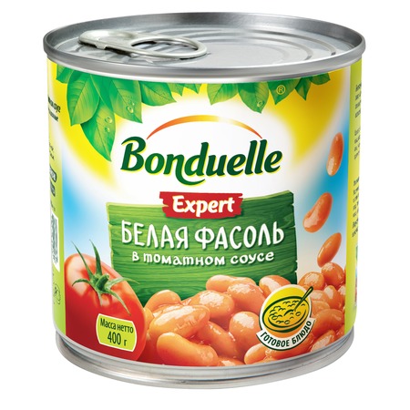 Фасоль Bonduelle, белая в томатном соусе, 425 мл по акции в Пятерочке