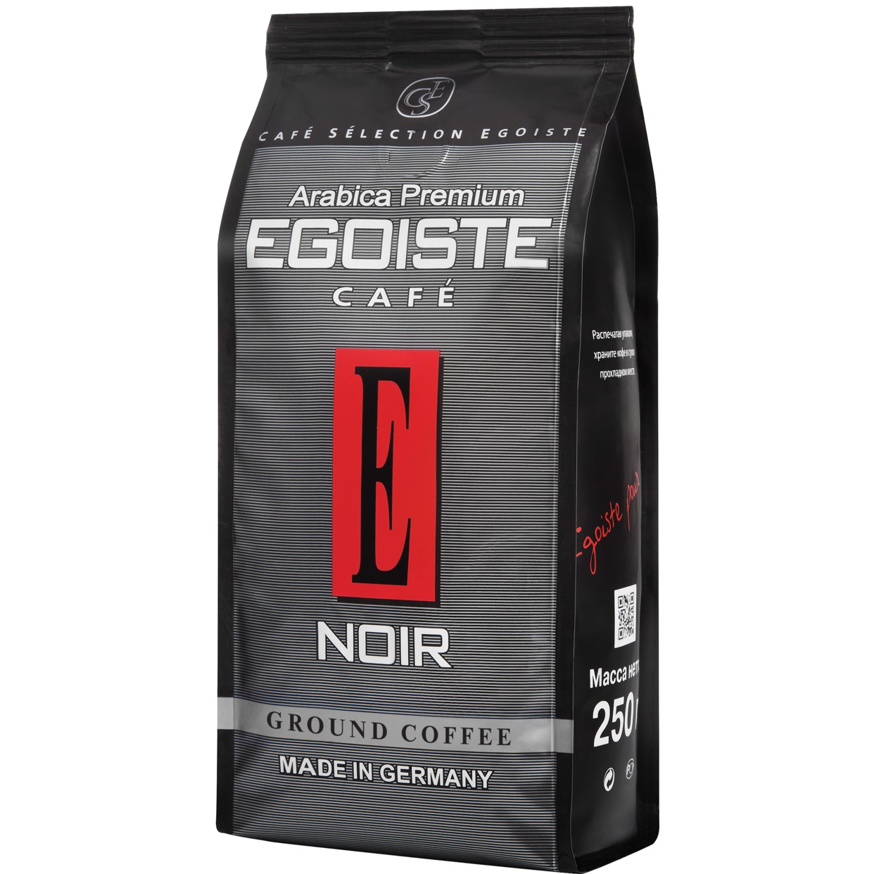 Кофе Egoiste Noir, молотый, 250 г по акции в Пятерочке