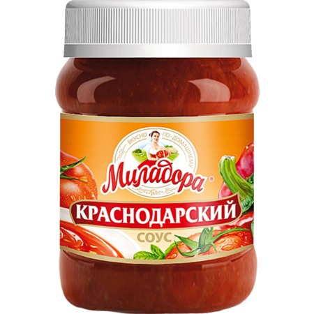 Соус томатный" Краснодарский" Миладора,пэт-банка 500 гр. по акции в Пятерочке