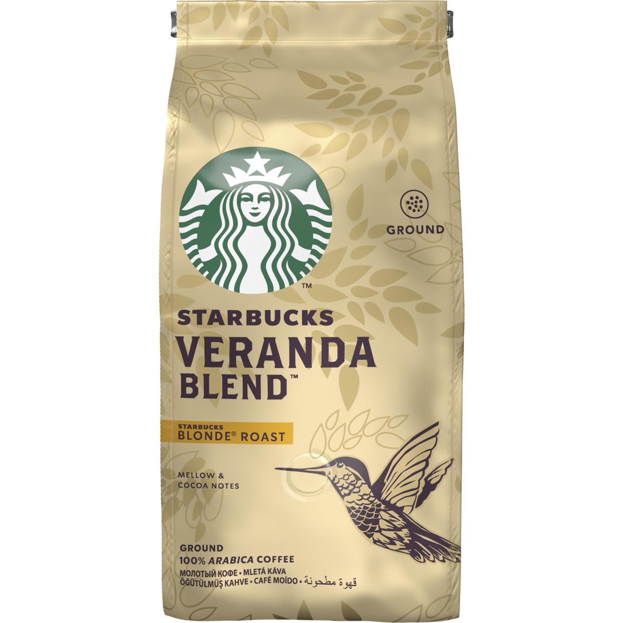 STARBUCKS Veranda Blend. Кофе натуральный жареный молотый, (нетто 200 гр) по акции в Пятерочке