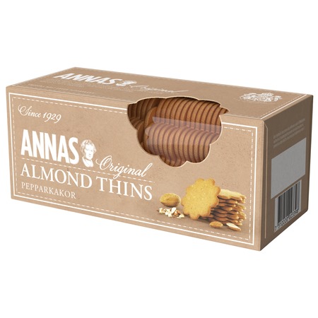 ANNAS Печенье тонкое вкус.миндаля 150г