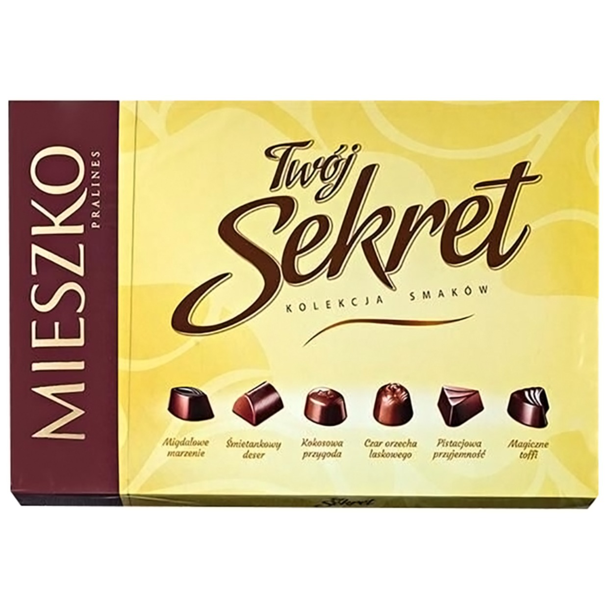 Ассорти шоколадных конфет их темного и молочного шоколада с начинкой (6 вкусов) Твой секрет 139г