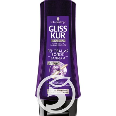 Бальзам для волос "Gliss Kur" Реновация Волос для поврежденных волос 200мл