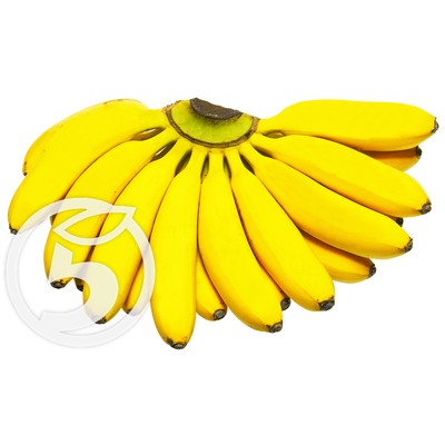 Бананы-мини                 1кг по акции в Пятерочке