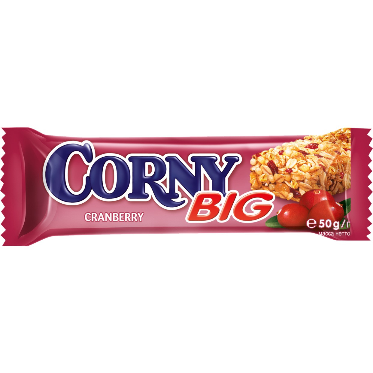 Батончик Corny Big, с rk.rdjq, 50 г по акции в Пятерочке