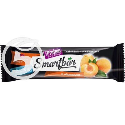 Батончик "Smartbar" Protein абрикос в йогуртовой глазури 40г