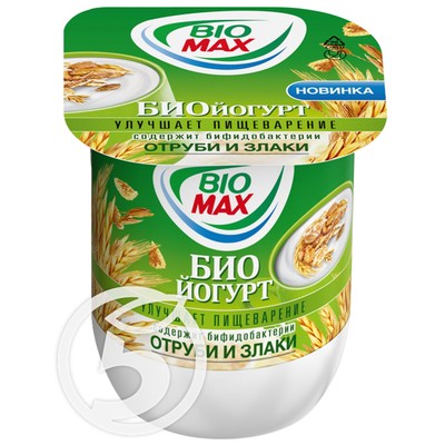 Биойогурт "Bio-Max" Отруби и злаки 2,6% 125г