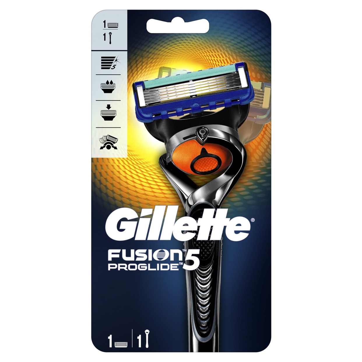 Бритва Gillette Fusion Proglide со сменной кассетой по акции в Пятерочке