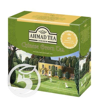 Чай "Ahmad" Tea Chineese зеленый листовой 40*1,8г