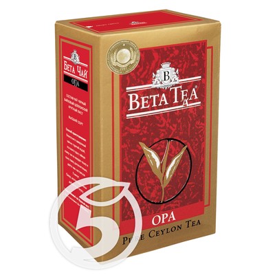 Чай "Beta Tea" Опа черный цейлонский байховый в/с 250г по акции в Пятерочке