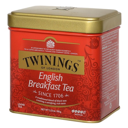 Чай черный Twinings English Breakfast 100г по акции в Пятерочке