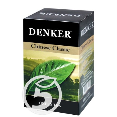 Чай "Denker" Chinese Classic зеленый китайский 20пак*2г по акции в Пятерочке