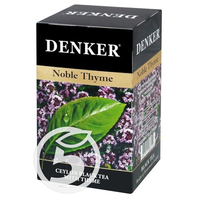 Чай "Denker" Noble Thyme черный байховый цейлонский с чабрецом 20пак*2г по акции в Пятерочке