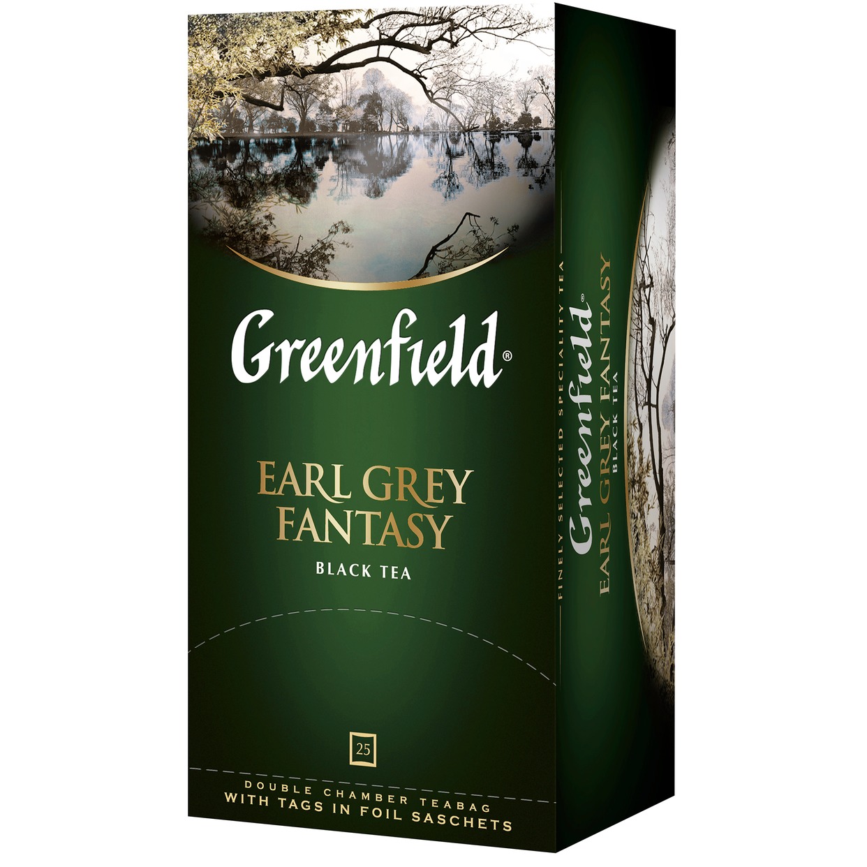 Чай "Greenfield" черный Earl Grey Fantasy 25пак*2г по акции в Пятерочке