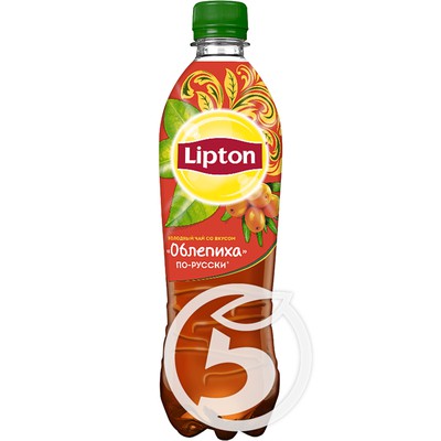 Чай "Lipton" Облепиха холодный 0,5л по акции в Пятерочке