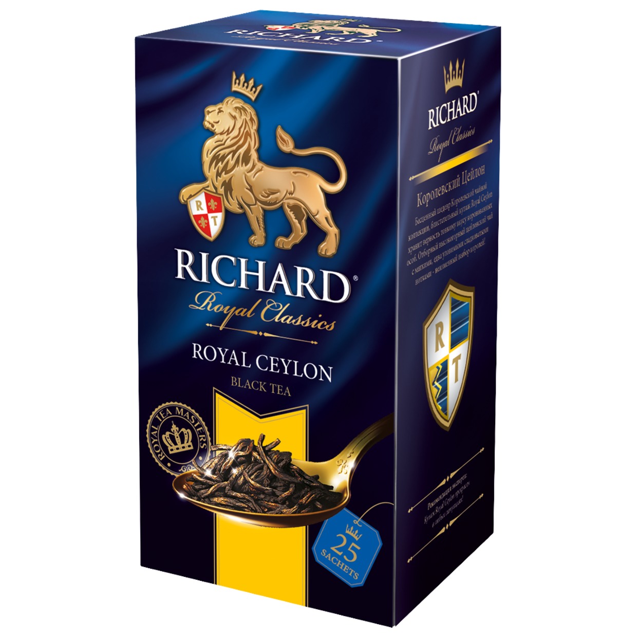 Чай Richard, Royal Ceylon, черный, 25х2г по акции в Пятерочке