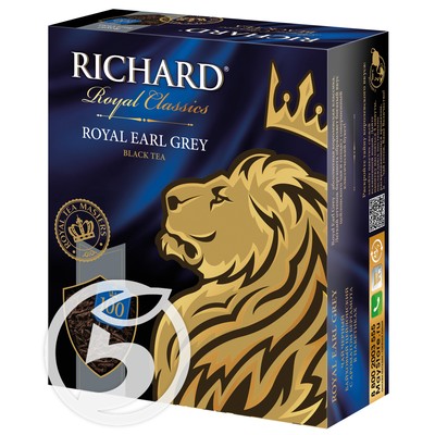 Чай "Richard" Royal Earl Grey черный 100пак*2г