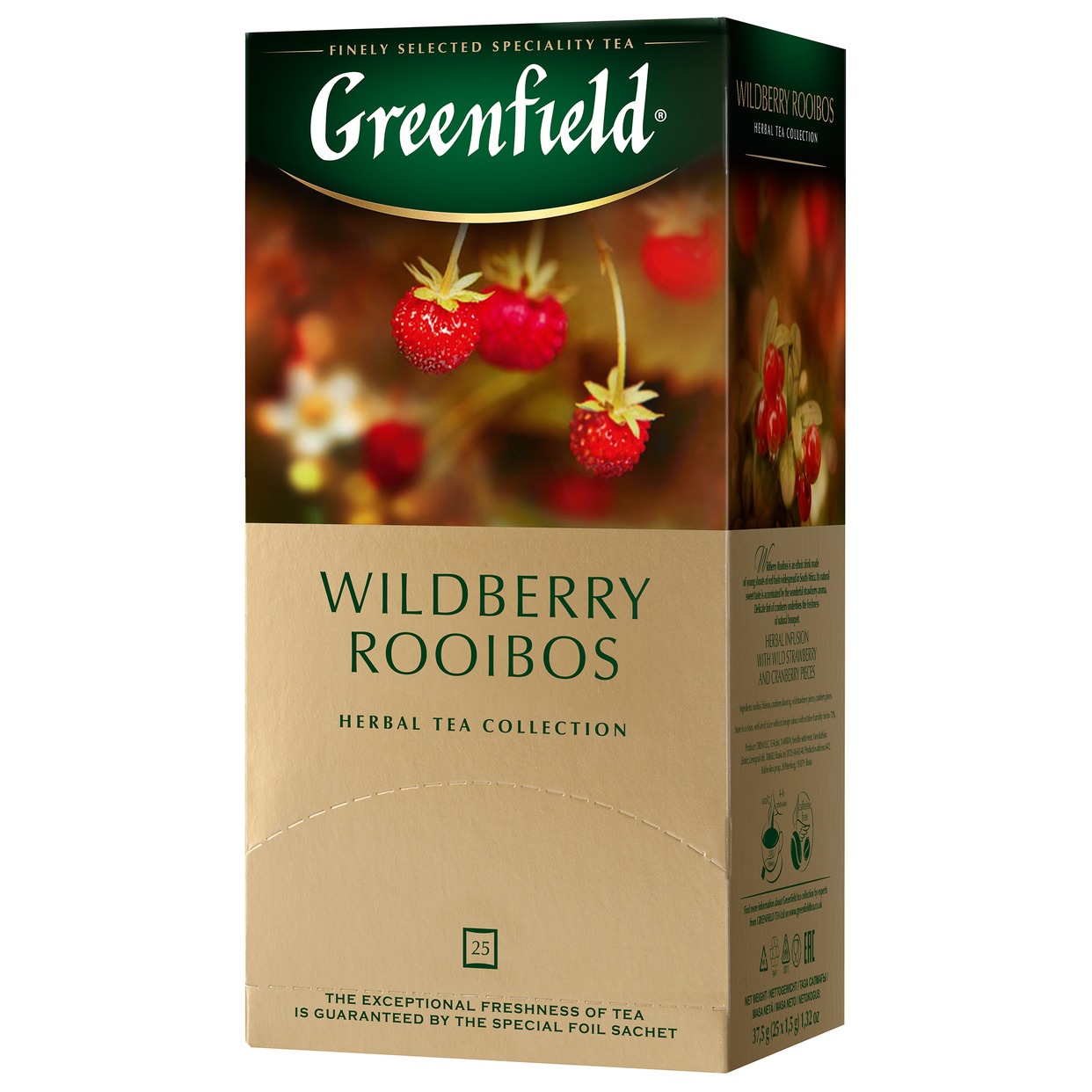 Чай травяной Greenfield Wildberry Rooibus 25 пак