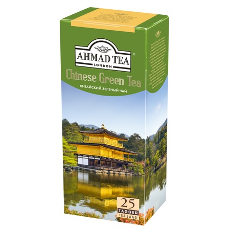 Чай зеленый Ahmad Tea Chinese Green Tea 25 пак по акции в Пятерочке