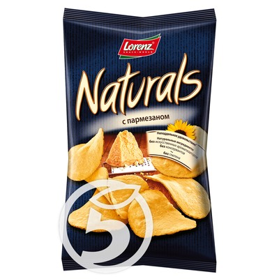 Чипсы "Naturals" картофельные с пармезаном 100г