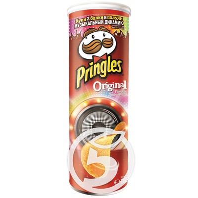 Чипсы "Pringles" Original 165г по акции в Пятерочке