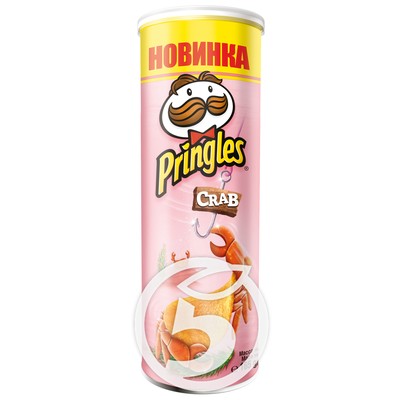 Чипсы "Pringles" со вкусом краба 165г