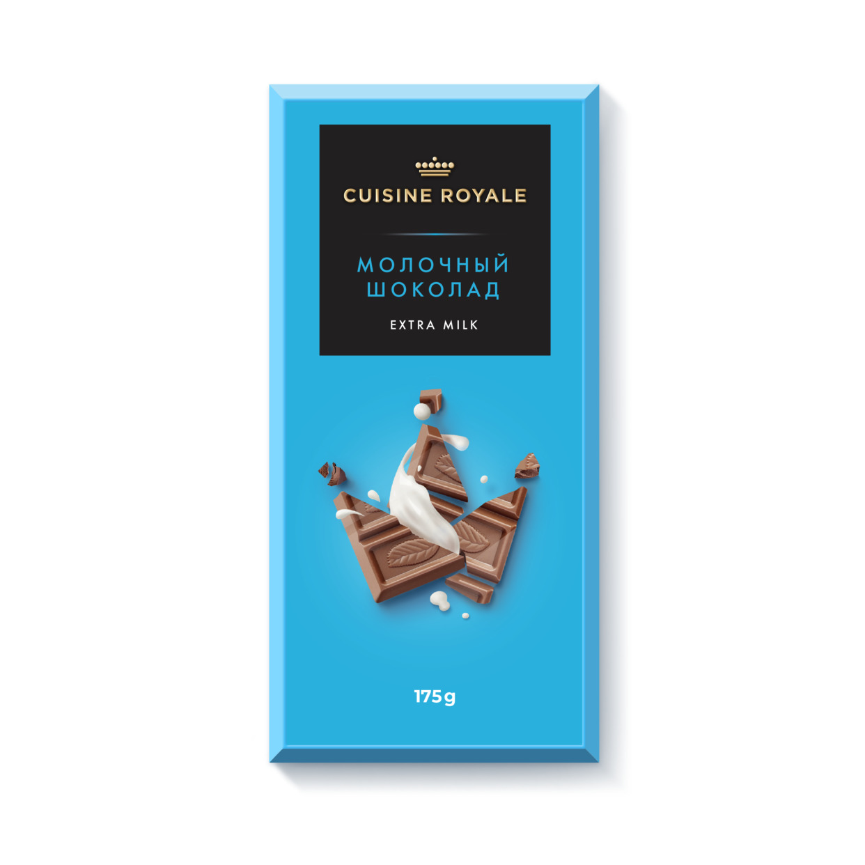CUISINE ROYALE Изделие кондитерское шоколад молочный extra milk 175г по акции в Пятерочке