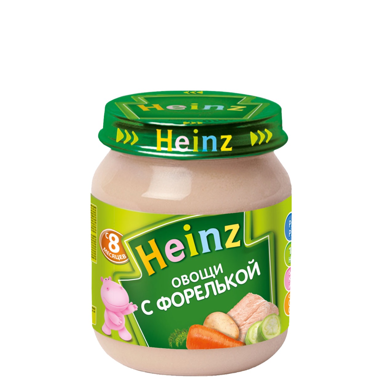Детское пюре Heinz овощи с форелькой 120 г