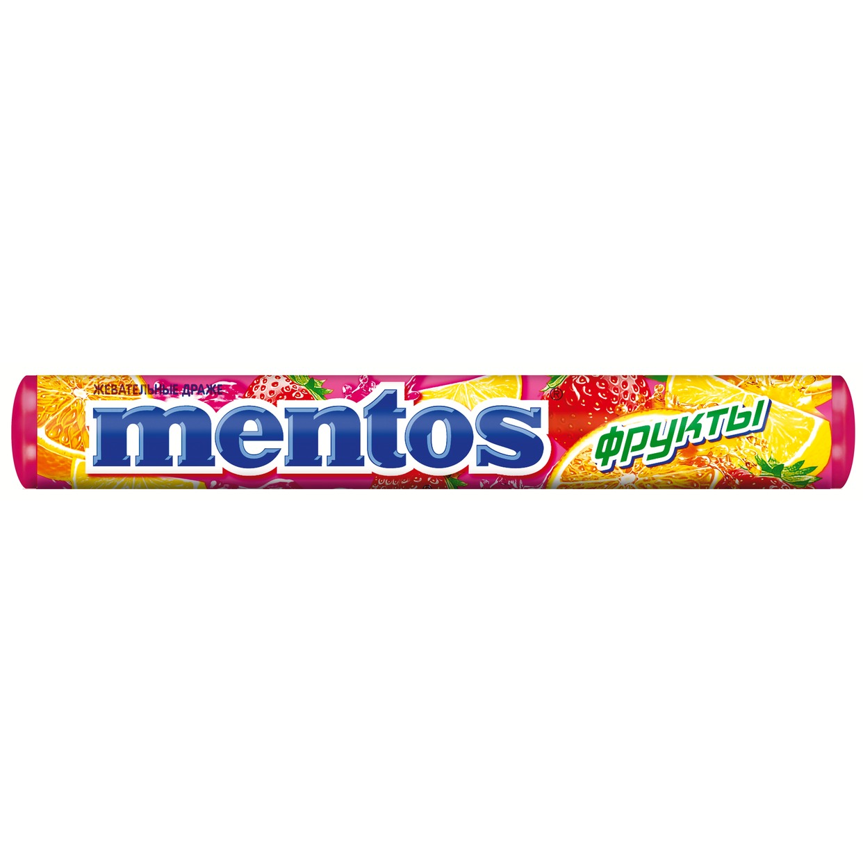 Драже "Mentos" жевательные со вкусом фруктов 37г