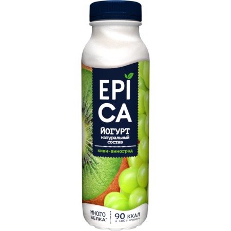 EPICA Йогурт пит.с киви/виногр.2,5% 290г по акции в Пятерочке