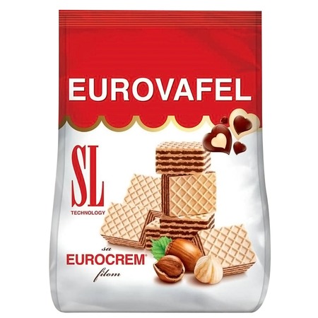 EUROVAFEL Вафли с мол.какао нач.200г по акции в Пятерочке