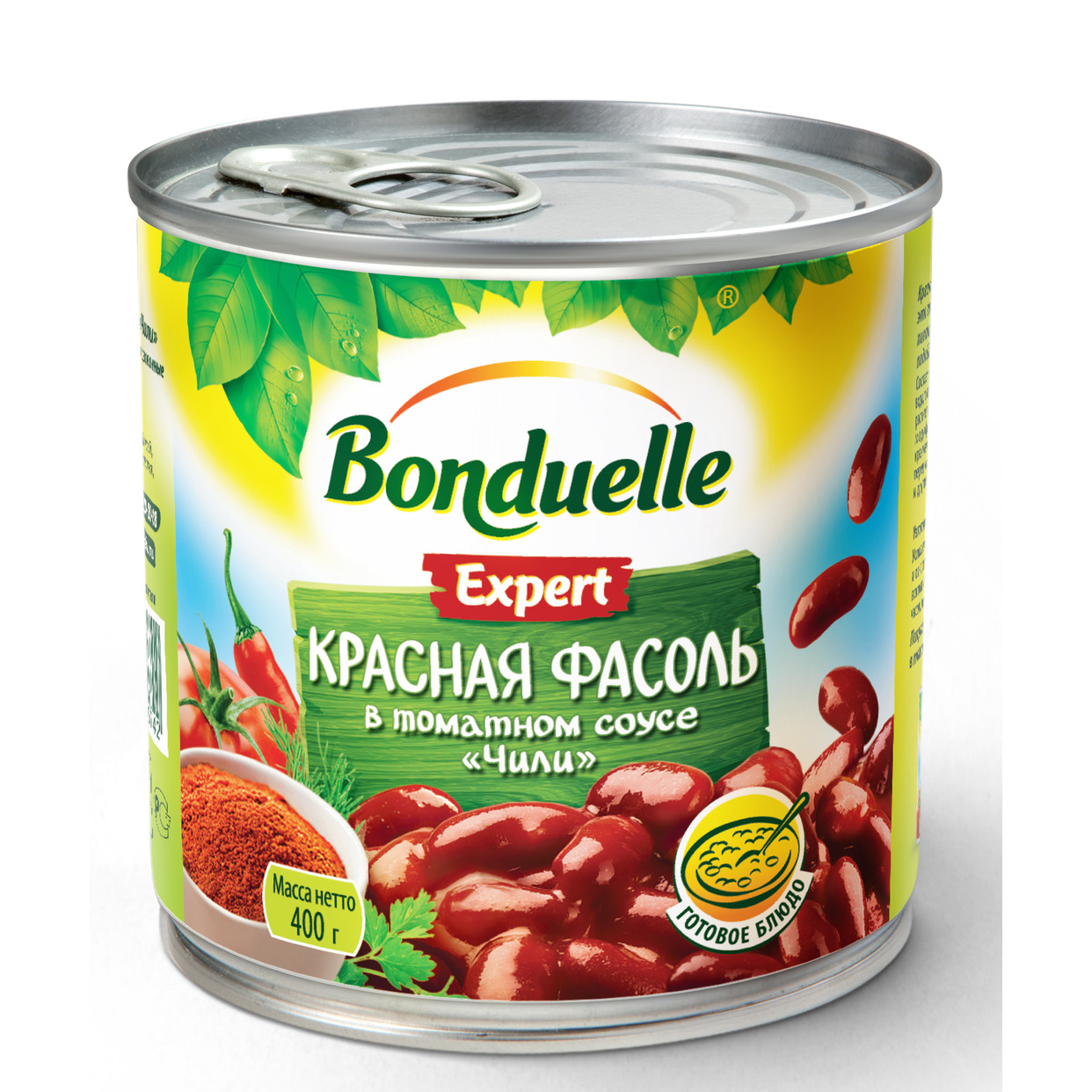 Фасоль Bonduelle Красная в томатном соусе чили 400г по акции в Пятерочке