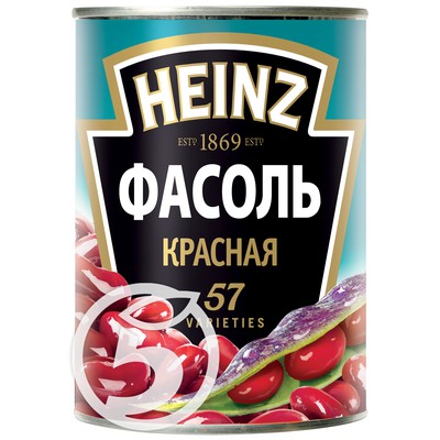 Фасоль "Heinz" Красная 400г по акции в Пятерочке