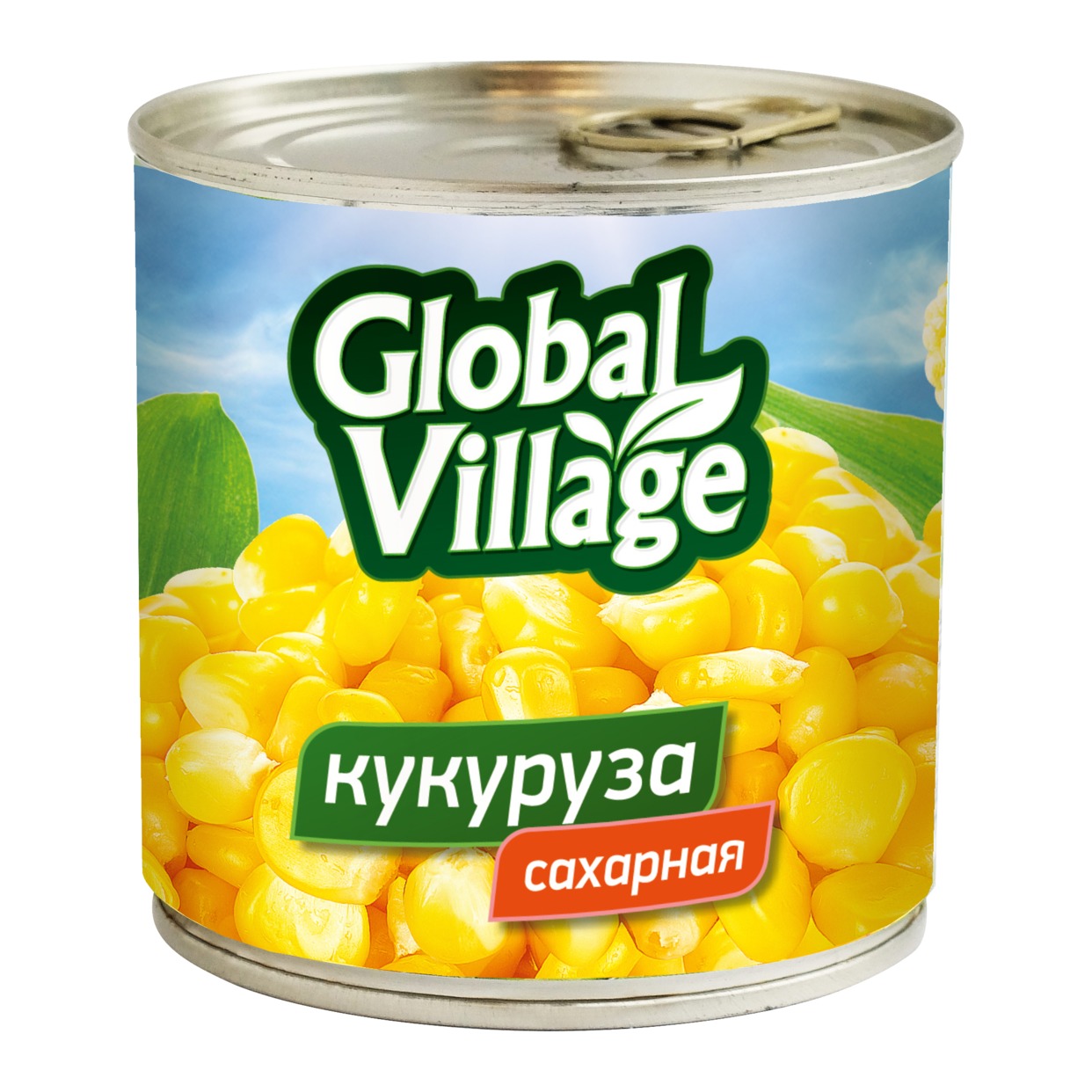 GL.VILLAGE Кукуруза сахарная ж/б 340г по акции в Пятерочке