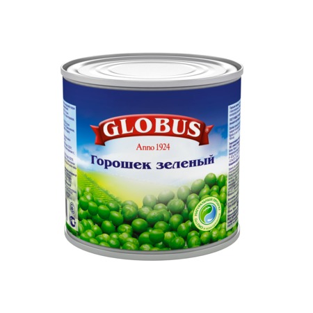 Горошек, Globus, 400 г по акции в Пятерочке