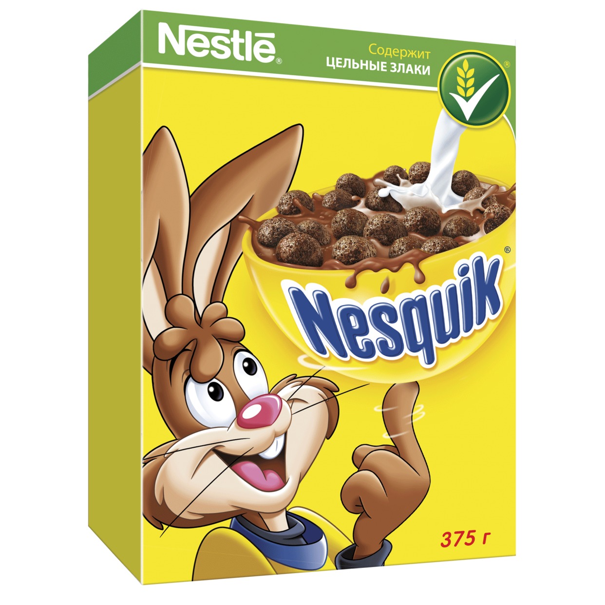 Готовый завтрак Nesquik, шоколадный, Nestle,  375 г по акции в Пятерочке