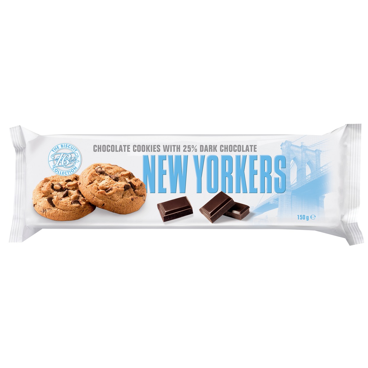 Изделие кондитерское мучное Печенье с темным шоколадом, 150г, ТМ New Yorkers
