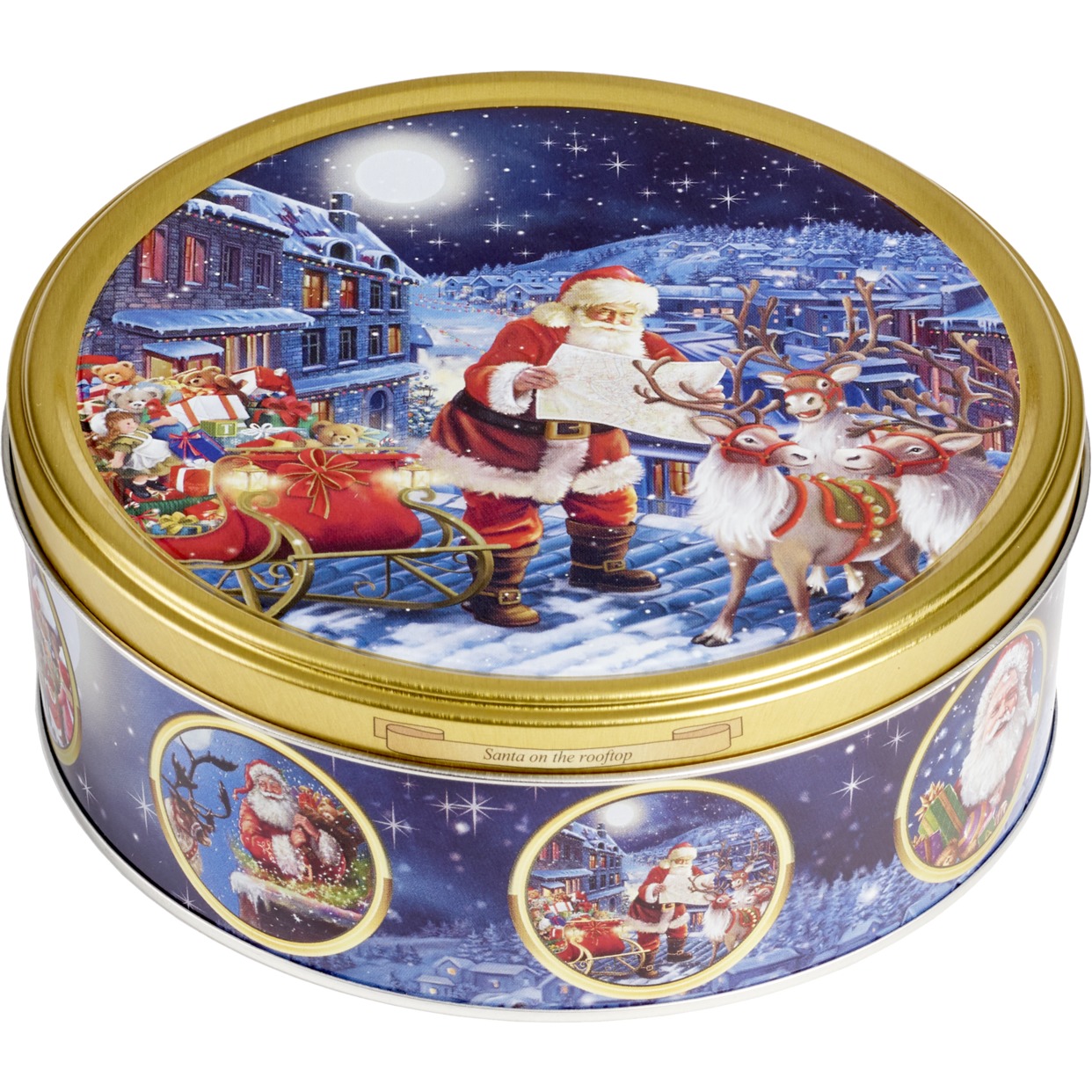 Изделие кондитерское мучное: Печенье сдобное "Датское Nostalgic Santa", 150 г, ТМ Jacobsens Bakery