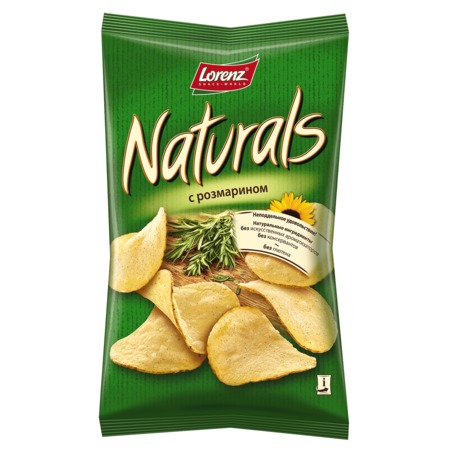 Картофельные чипсы Naturals с розмарином,100 гр.