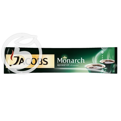 Кофе "Jacobs" Monarch 1,8г натуральный растворимый сублимированный стик по акции в Пятерочке