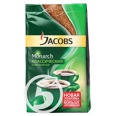 Кофе "Jacobs" Monarch Классический молотый 230г