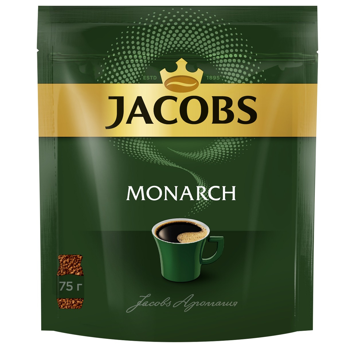 Кофе Jacobs Monarch, растворимый, 75 г