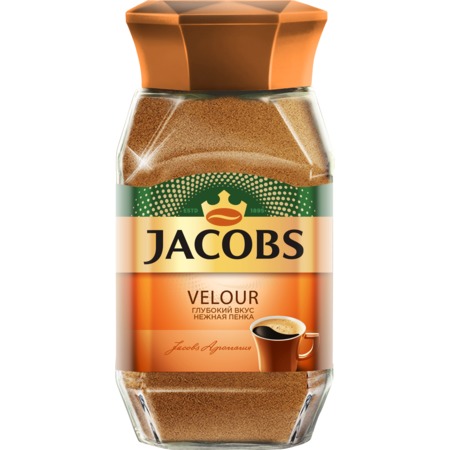 Кофе Jacobs Velour, растворимый, 95 г по акции в Пятерочке