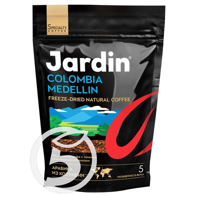 Кофе "Jardin" Колумбия Меделлин сублимированный 150г по акции в Пятерочке
