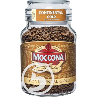 Кофе "Moccona" Continental Gold растворимый 95г по акции в Пятерочке