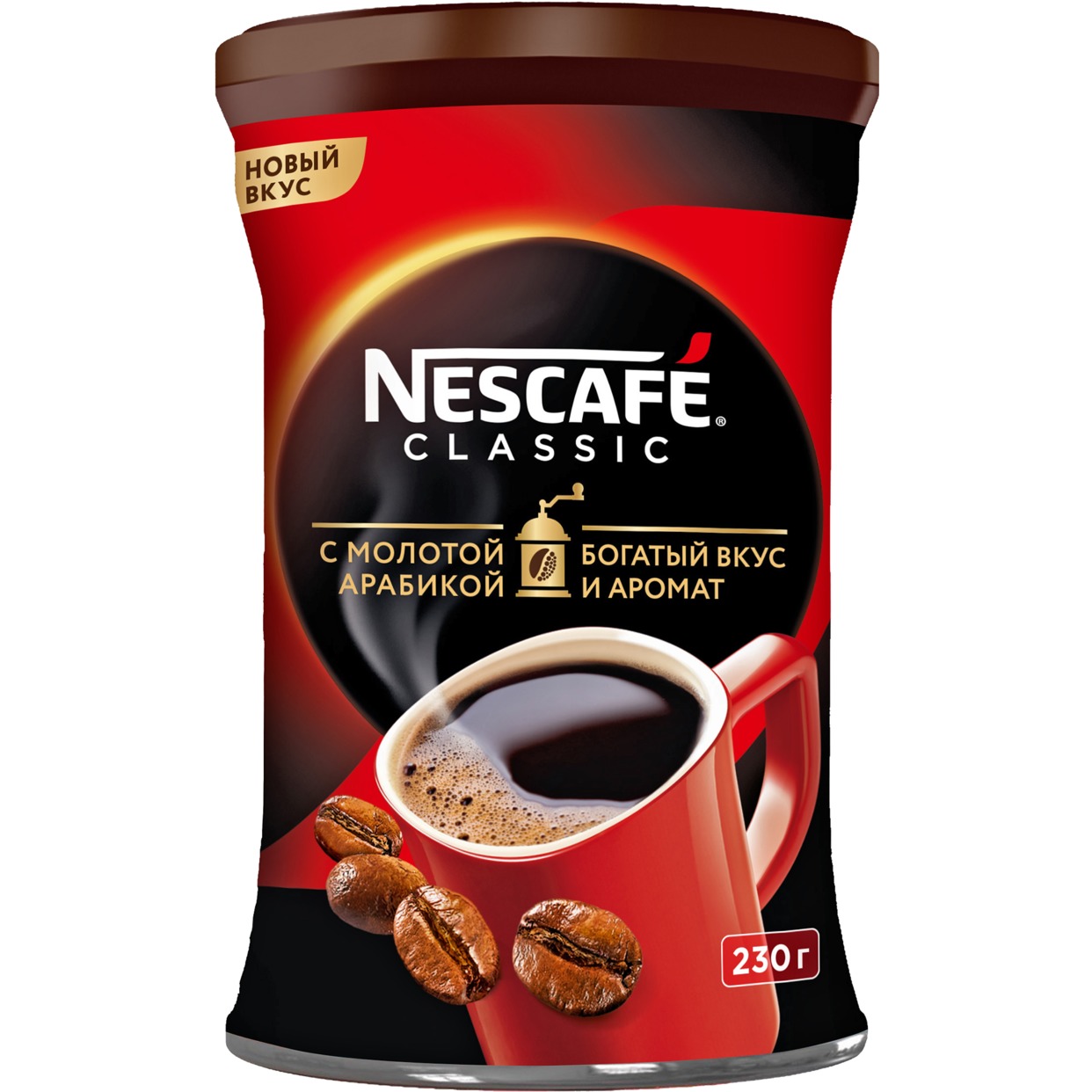 Кофе Nescafe Classic, растворимый, 230 г по акции в Пятерочке