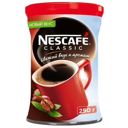 Кофе Nescafe Classic, растворимый, 250 г
