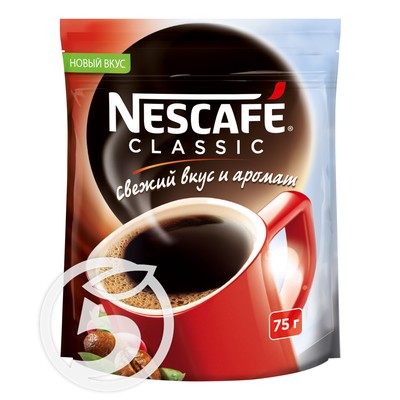 Кофе "Nescafe" Classic растворимый 75г по акции в Пятерочке