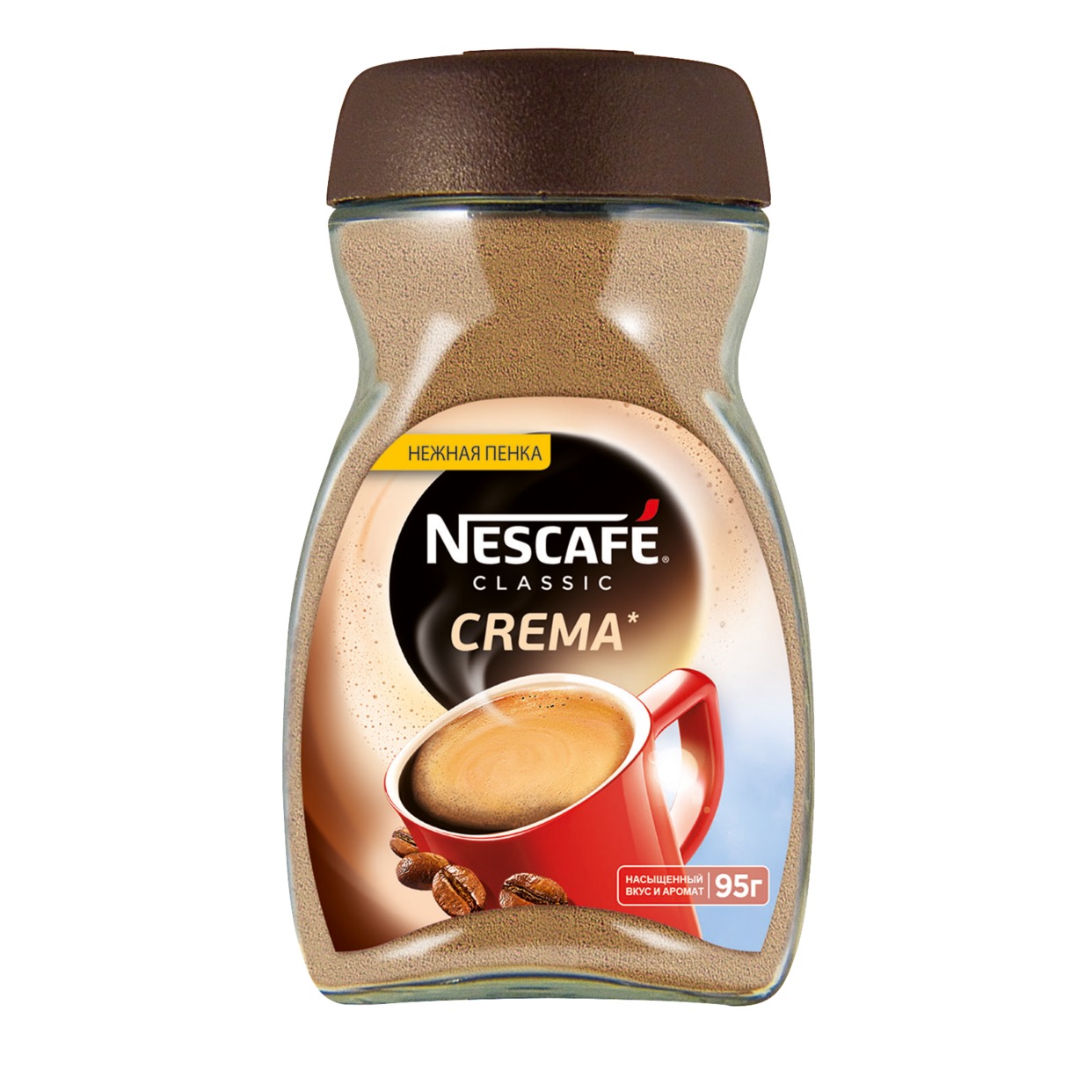 Кофе Nescafe Crema, растворимый, 95 г по акции в Пятерочке