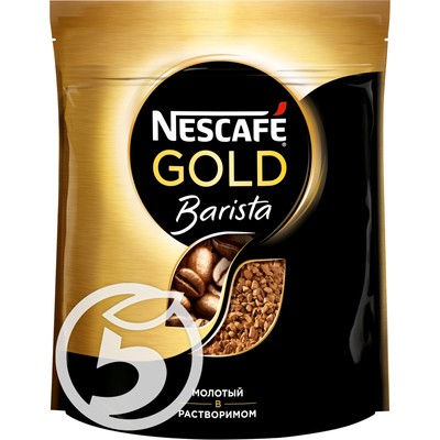 Кофе "Nescafe" Gold Barista Style растворимый 75г по акции в Пятерочке